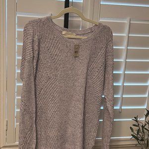 NWT! Loft Purple Heathered Sweater LP